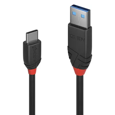 Immagine prodotto di Lindy 36914 Cavo USB USB 3.2 Gen 1 (3.1 Gen 1) 0,15 m USB C USB A Nero