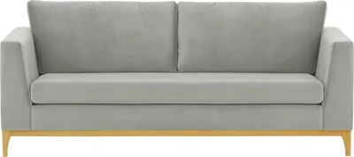 Produktbild von SLF24 - Dreisitzer-Sofa Gosena Wood - hellgrau - Velluto 15
