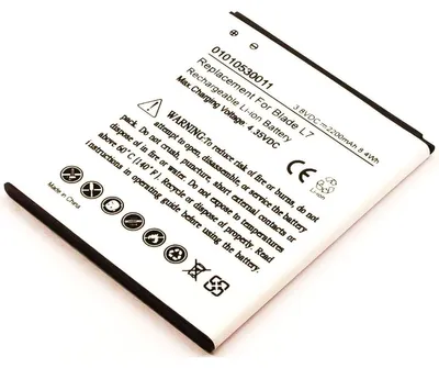 Produktbild von Akku für Zte Blade L7A Li-Ion 3,8 Volt 2200 mAh schwarz