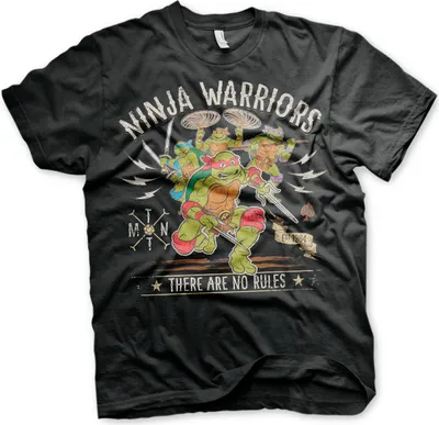 Produktbild von Ninja Warriors - No Rules T-Shirt - Large - Black