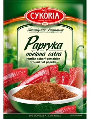 Zdjęcie produktu dla Cykoria Papryka mielona ostra 20 g