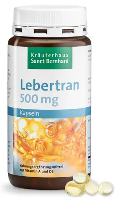 Produktbild von Sanct Bernhard Lebertran-Kapseln - 200 Kapseln
