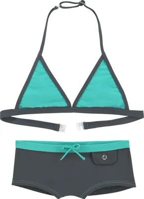 Produktbild von Buffalo Triangel-Bikini grau-türkis Größe 146/152