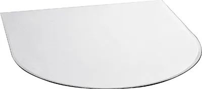 Produktbild von FireFix Bodenplatte Glas 100 x 120 cm halbrund Funkenschutzplatte