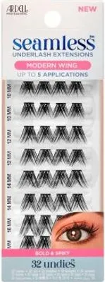 Image de Ardell Seamless, Extensions de cils, noir, 32 pièces