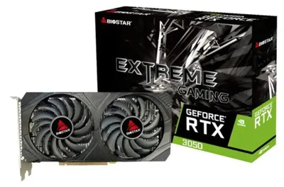 Produktbild von Biostar VN3516RF68, GeForce RTX 3050, 6 GB, GDDR6, 96 Bit, PCI Express x16 4.0, 2 Lüfter