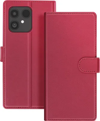 Image de Mayaxess, étui portefeuille 2 en 1 Galaxy A17 avec housse, rouge