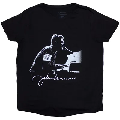 Produktbild von John Lennon People For Peace Black S Damen T-Shirt