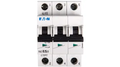 Obrázek produktu pro Jistič 3P B 25A 15kA AC FAZ B25/3 278849