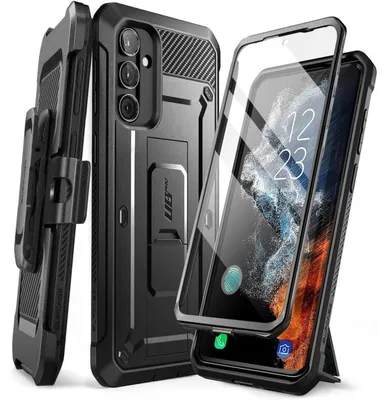 Produktbild von Schutzhülle für Samsung Galaxy A54 5G Outdoor Bumper Case Schwarz mit Displayschutz