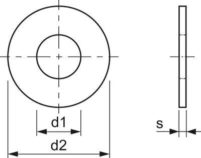 Produktbild von Unterlegscheibe DIN-EN ISO4759-3 Beilagscheibe ø M16 blank 8,5 x 18 x 4 mm