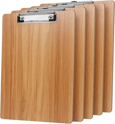 Produktbild von Famanu A4 Schreibbord mit Metallklemmen - Set von 5