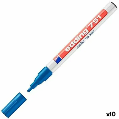 Obrázek produktu pro Popisovač lakový EDDING 751 modrý 1-2mm