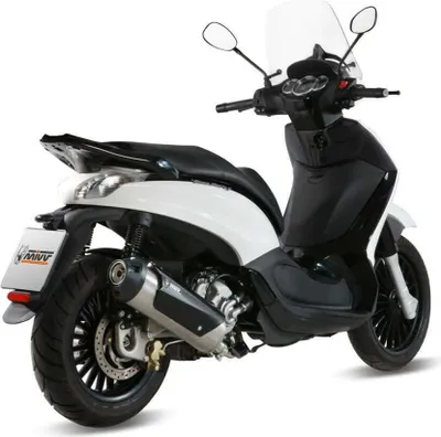 Produktbild von MIVV Urban Komplettauspuff genehmigt aus Edelstahl für PIAGGIO Beverly 125 2014-2016