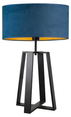 Zdjęcie produktu dla Lampka nocna na biurko lampa biurkowa LED z abażurem walec 40cm WENIS