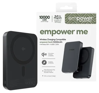 Imagen del producto de PanzerGlass Powerbank de 10000 mAh, color  espacial