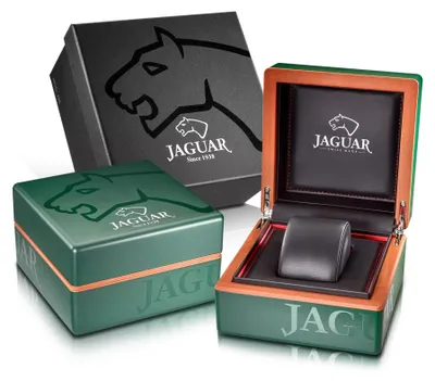 Produktbild von Jaguar Automatic Balancier Herrenuhr Automatik Silber Braun Leder Römisch J967/2