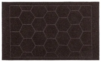 Zdjęcie produktu dla Wycieraczka roxi heksagon - kształt: prostokątny, kolor: brązowy, prostokątny: 45×75 cm