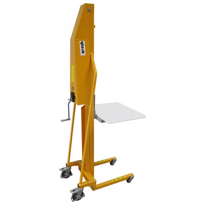 Produktbild von qteck Manuelle Minilifter Single 470x600mm Plattform 125-1500mm Hubhöhe mit 200kg Hubkraft