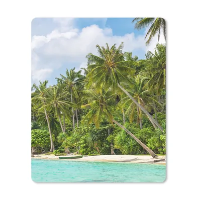 Produktbild von MuchoWow® Mauspad Mousepad Palme - Meer - Tropisch 30x40 cm - Mousepads - Maus Mat - Pad - Mausunterlage - Mausmatten