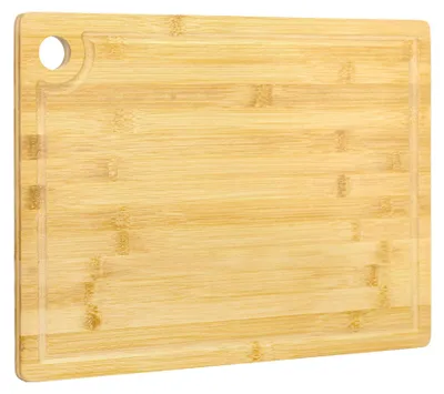 Productafbeelding van Bamboe Snijplank met Saftrille, 40,5 x 30,2 x 1,4 cm