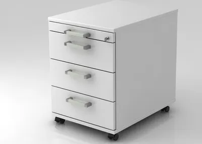 Produktbild von Rollcontainer AC30 CE, 60er Tiefe 42,8 x 58 x 59 cm, 1/3/3/3 HE