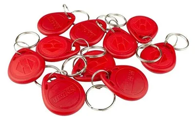 Productafbeelding van 10 stuks RFID-slimme tags, 125 kHz, rood