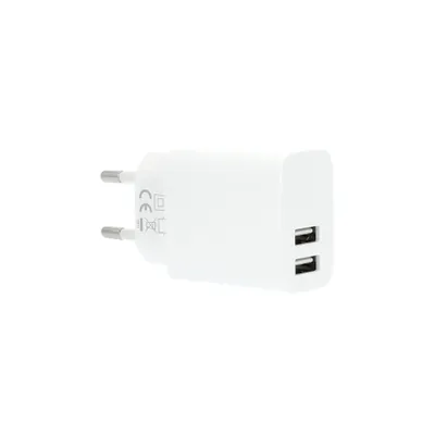 Produktbild von GEAR Ladegerät 220V 2xUSB-A 3,4A Weiß