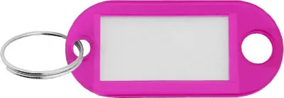 Produktbild von CombiCraft Schlüsseletikett 48x22mm Rosa- 100 Stück