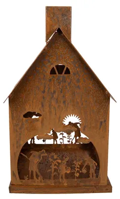 Obrázok produktu pre Dekoratívna figúrka Clayre & Eef, 17x17x28 cm, hnedá, kov