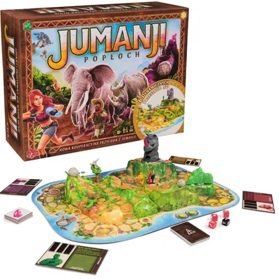 Zdjęcie produktu dla SPIN MASTER Jumanji Popłoch - Gra Planszowa 3D 6070933