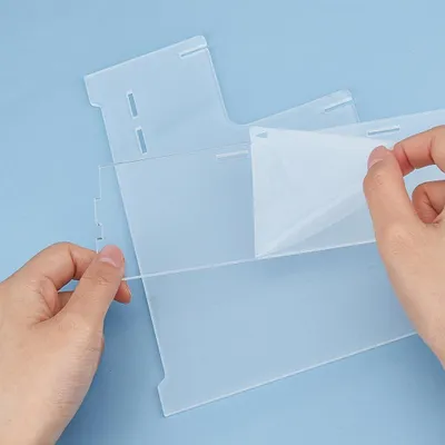 Produktbild von 3-stufiger Acryl Grußkarten Displayständer - Visitenkartenhalter und Zeitschriftenorganizer