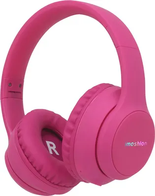 Productafbeelding van imoshion Draadloze Kinderkoptelefoon LED Light - Decibelbegrenzer - Met AUX kabel - Hot Pink