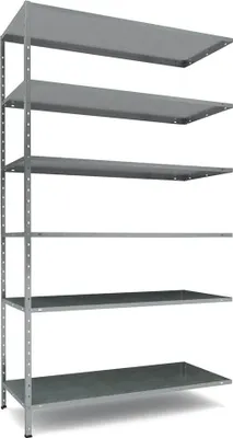 Produktbild von SZ Metall Schwerlastregal 12200 silber 80,0 x 35,0 x 200,0 cm