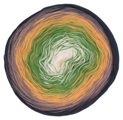 Productafbeelding van Hobby YARN – Flowy Charme Bobbel, 250 gram, 1000 meter, garen met kleurverloop, geschikt voor haken en breien, 4-draads, artikelnummer 209