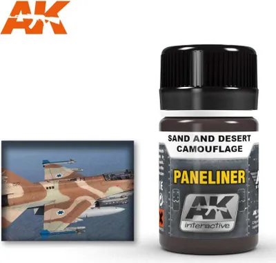 Produktbild von AK Interactive S.L. AK-2073 Paneliner for sand & desert Camouflage