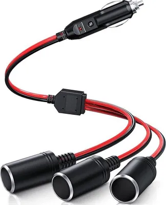 Image de Chargeur USB pour allume-cigare de voiture, 12 V, noir