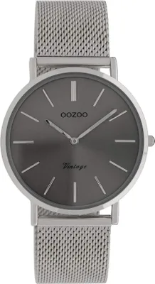 Image de Oozoo Femme Montre bracelet en acier inoxydable Vintage Series argent C9938A Montre à quartz analogique UOC9938A