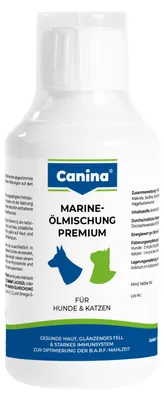 Zdjęcie produktu dla Canina, mieszanka olejów morskich premium, 250 ml