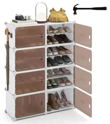 Produktbild von Schuhschrank für den Eingangsbereich mit herausnehmbaren Regalen