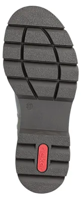 Produktbild von Rieker Damen Stiefelette Chalsea Plateau Profilsohle mit Zugschlaufe 76750, Größe:38 EU, Farbe:Grün