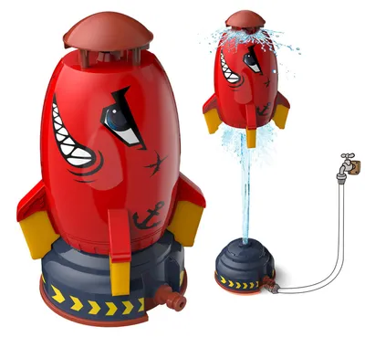 Produktbild von Raketenwerfer Spielzeug Outdoor Rakete Wasserdruckaufzug Sprinkler Spielzeug Spaß Interaktion im Garten Rasen Wasserspray Spielzeug für Kinder