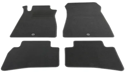 Fußmatten Set für Mercedes Benz CLK C208, Bj. 6/1997-4/2002 (Coupe), schwarz
