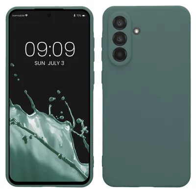 Produktbild von kwmobile Handyhülle für Samsung Galaxy A56 5G Hülle - weiches Handy Silikon Case - Schutzhülle Cover - Blaugrün