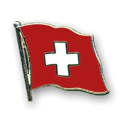 Produktbild von Flaggen-Pin vergoldet Schweiz