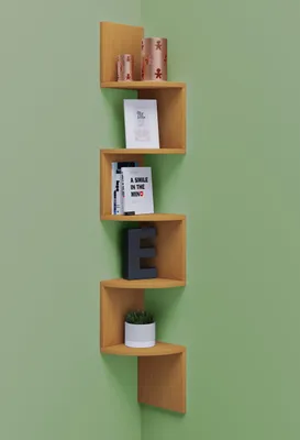 Produktbild von VCM Holzregal hängend | platzsparendes Regal | Maße:  H. 123 x B. 20 x T. 20 cm | Elegantes Regal hängend | Aufbewahrungsregal | Bücherregal | Wandregal - Mintis
