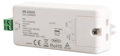 Produktbild von LED CONNEX MINI DALI dimmer SR-2303S 1CH 12-36V DC bis 8A