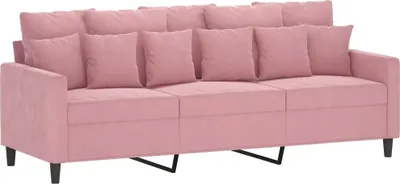 Immagine prodotto di Divano a 3 Posti rosa 180 cm in Velluto