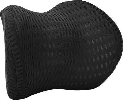 Image de vidaXL Oreiller cervical noir en mousse viscoélastique 30,5 x 21,5 x 13 cm