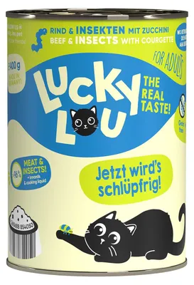 Produktbild von Lucky Lou Lifestage Adult Rind & Insekten 6x 400 g